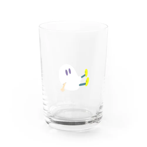 おすわり二頭身おばけ Water Glass