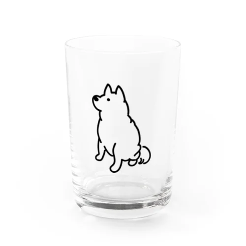 おすわり犬 Water Glass