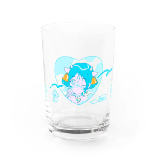 ポップ❤︎ミルク Water Glass