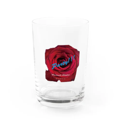 100 red rose グラス
