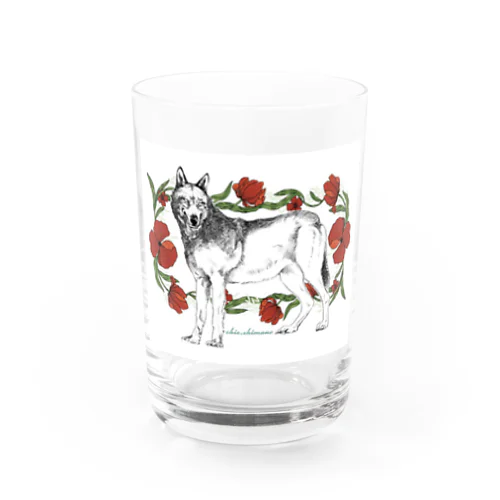 オオカミ Water Glass