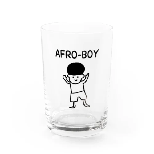 アフロくんAFRO-BOY Water Glass