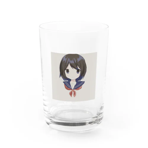 物憂げセーラー服ちゃん Water Glass