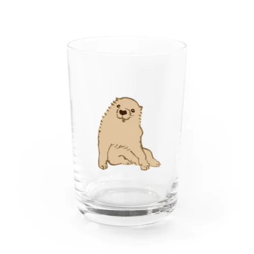 長沢芦雪　子犬 Water Glass