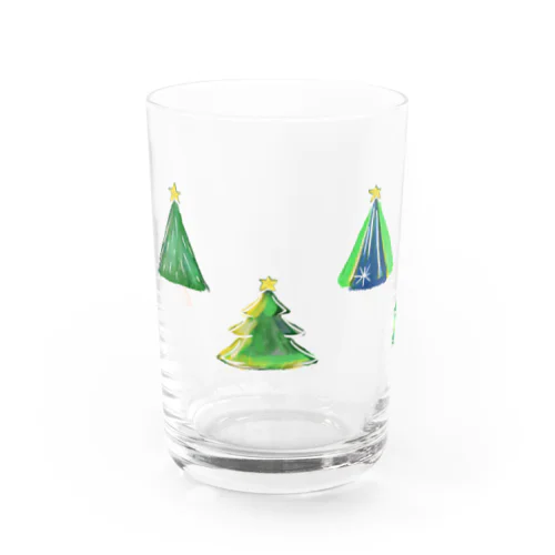 クリスマスツリー Water Glass