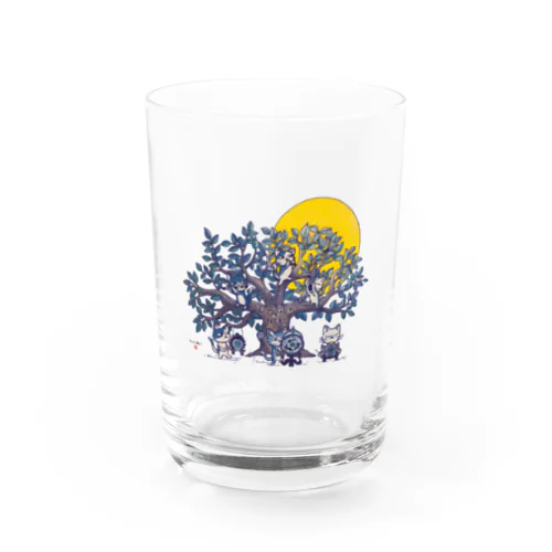 うたげのねこ(夜な夜な雅楽) Water Glass