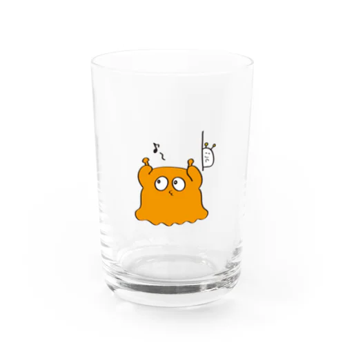 ムーのまねをするポピー Water Glass