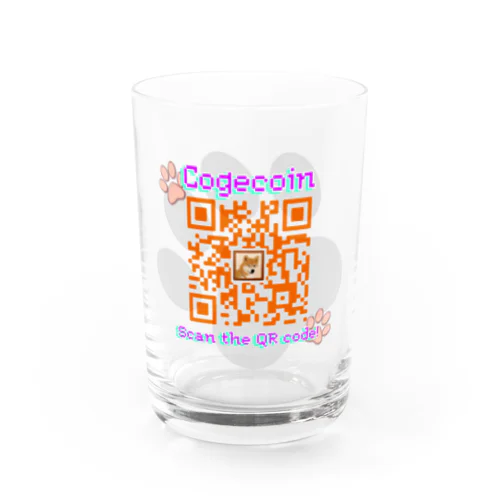Cogecoin QR Water Glass