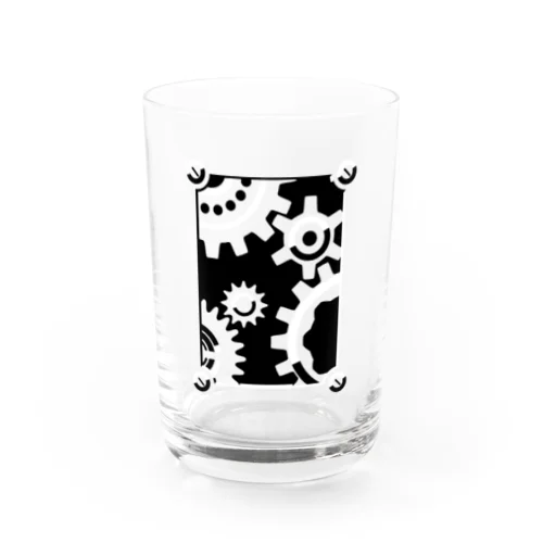 歯車デザイン１ Water Glass
