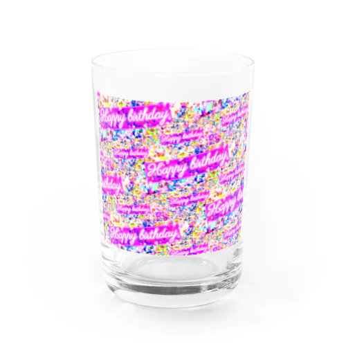 🎉 happybirthday🎉フルバージョン Water Glass