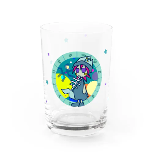 うお座 パターン2・フルカラー Water Glass