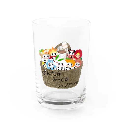 ぱんたま　ウィンターver Water Glass