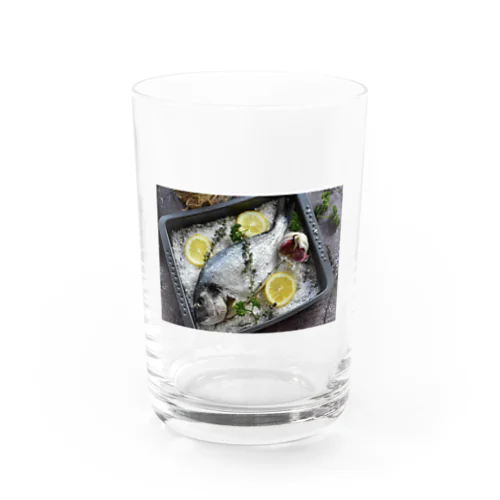 お魚🐟の🍋檸檬と香草のグリル Water Glass