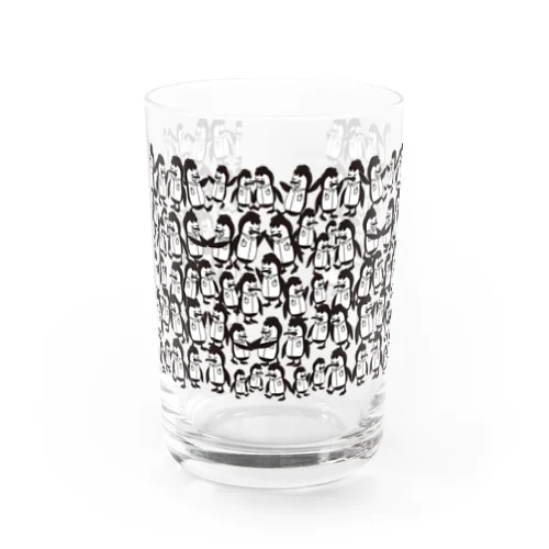 ペンギン PENGUIN 大集合プリント Water Glass