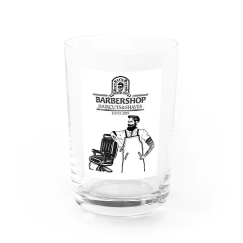 barber shop Water Glass