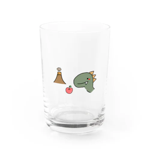 きょーりゅーさん Water Glass
