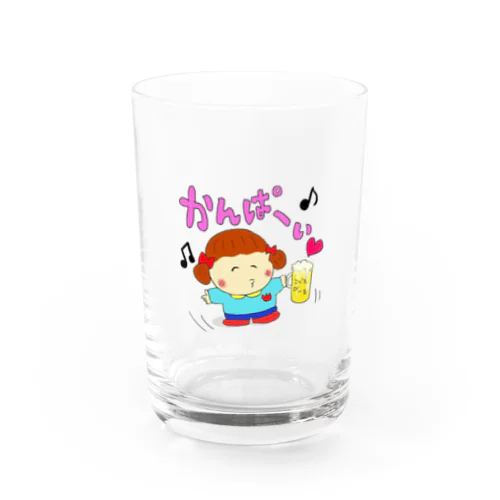 のんべぇちーたん Water Glass