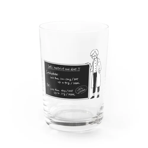 白衣のひと「痩せたい」 Water Glass