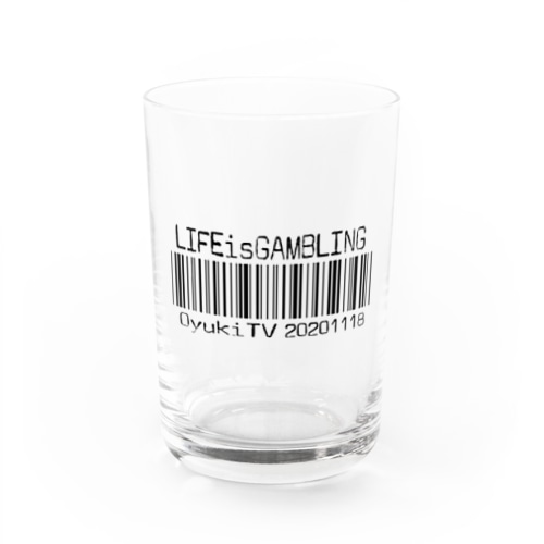 おゆきTVバーコード Water Glass