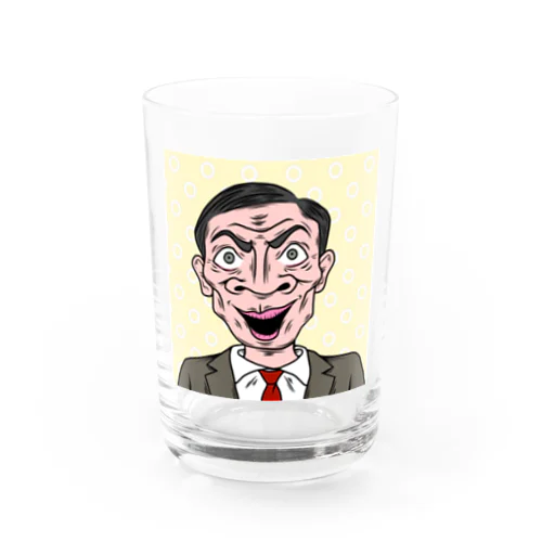 おもしろ男 Water Glass