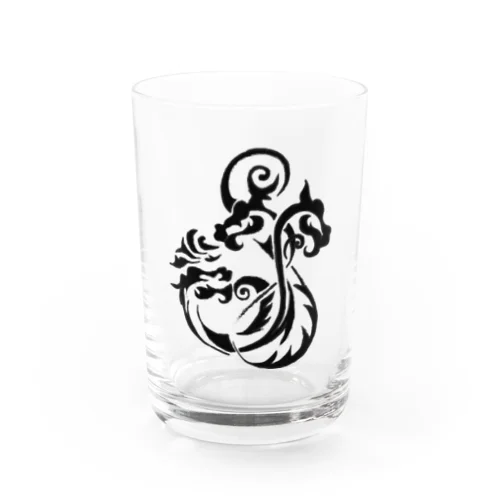 黒いドラゴン Water Glass