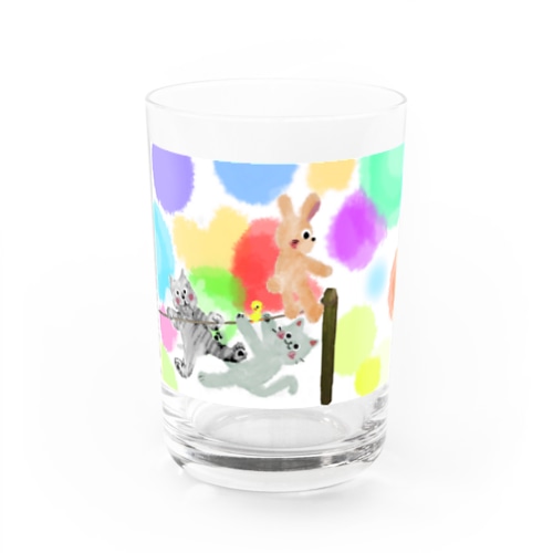 ゆめかわアニマル:通常【犬猫鳥兎】 Water Glass