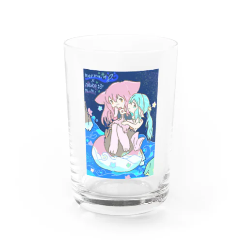 人魚×猫耳 Water Glass