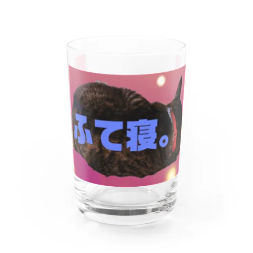 ペケちゃんのフテ寝 Water Glass