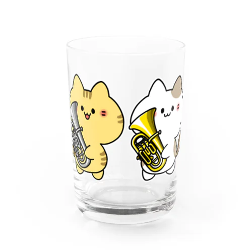 ユーフォニアム吹きのねこたち Water Glass