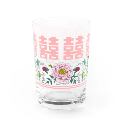 ダブルハピネス花蝶 Water Glass