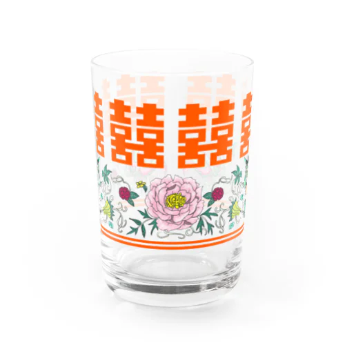 ダブルハピネス花蝶 Water Glass