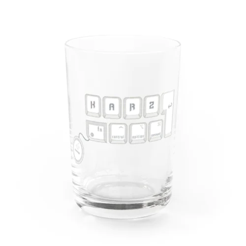 keyboard &mouse KARZ Logo Water Glass