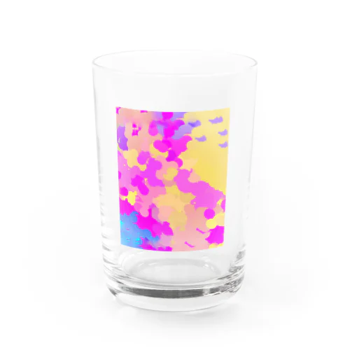 派手な霧 金桃 Water Glass