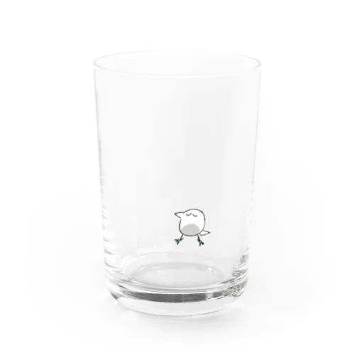 こんなところにニシトリ Water Glass