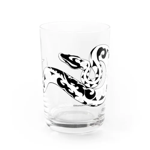 桜トライバル ボールパイソン 透過ver濃色のみ Water Glass