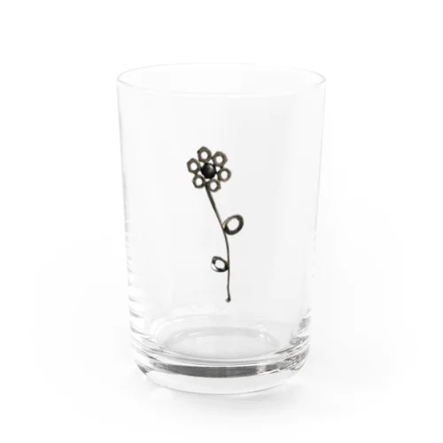 metallical botanical Water Glass