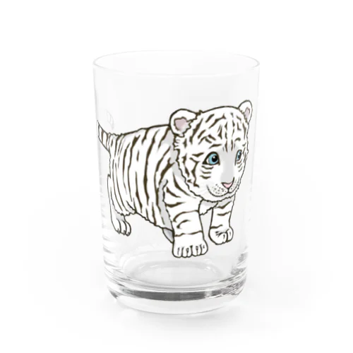 白虎の仔 Water Glass