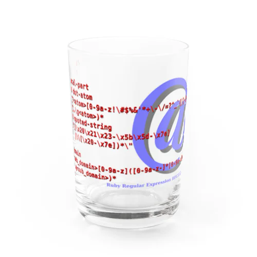 メールアドレス正規表現 1.0.1 Water Glass