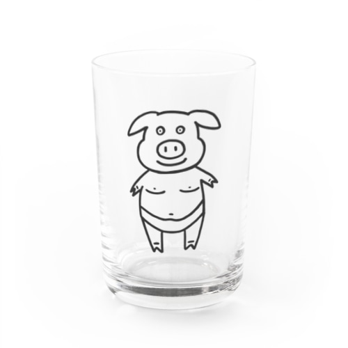 ブタ Water Glass