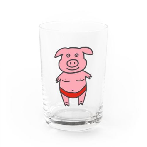 ブタ② Water Glass