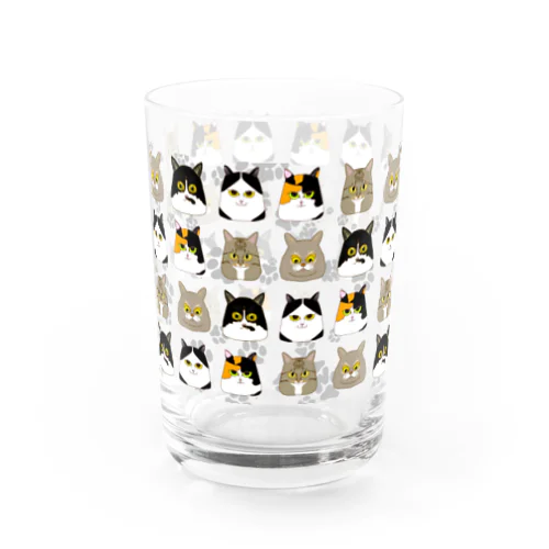 グラスニャンズ🐈みつきのこの優しいセカイ Water Glass