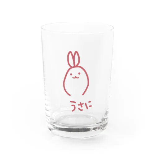 ポジティブうさぎ Water Glass