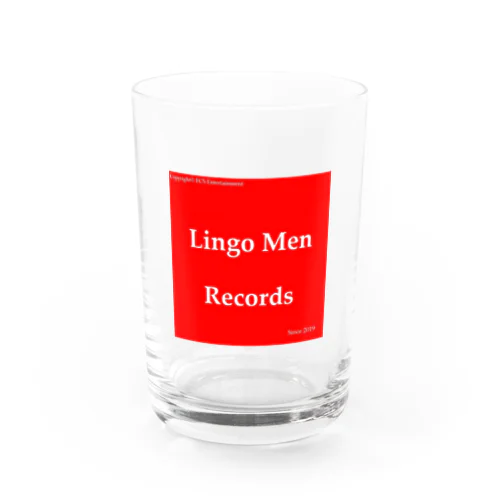 #Lingo_Men_Records Water Glass