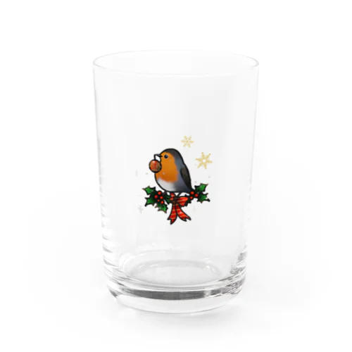 メリークリスマスロビンちゃん Water Glass