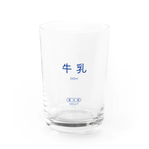 牛乳グラス　青 Water Glass