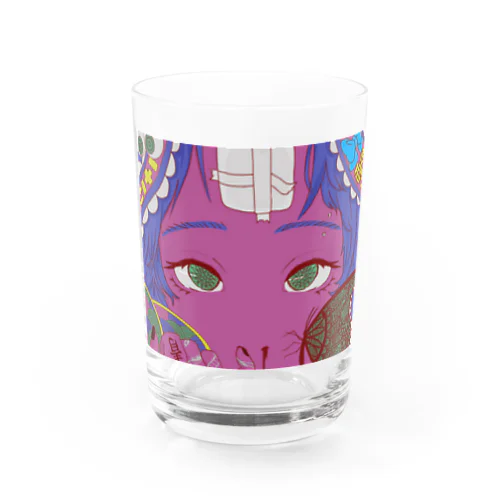 ビビットカラーの子 Water Glass