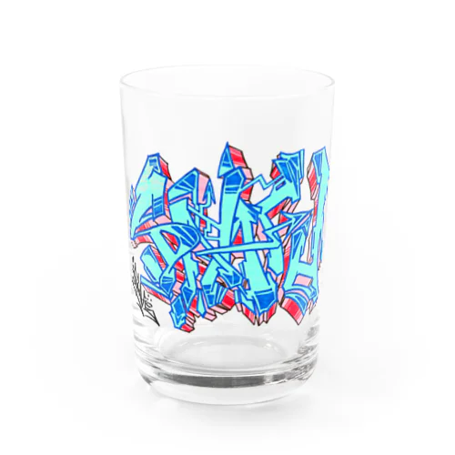 graffiti 「SNAFU」　Ver.color Water Glass