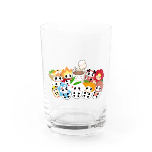 ぱんたま♡　ウィンターver Water Glass