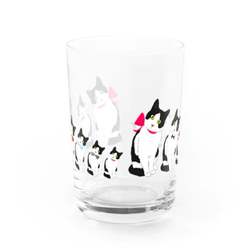 マトリョーシカのネコ Water Glass