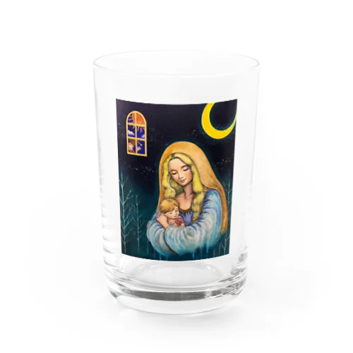 madonna&child Water Glass